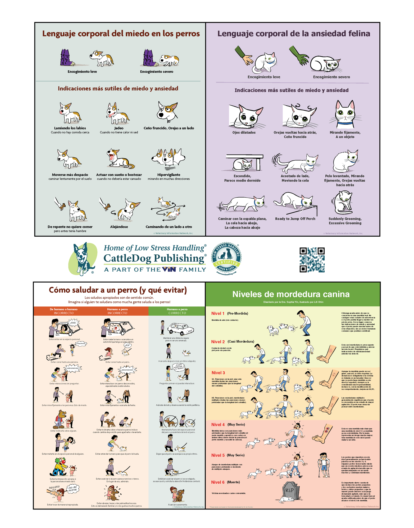 4 posters 8.5x11in - SPANISH