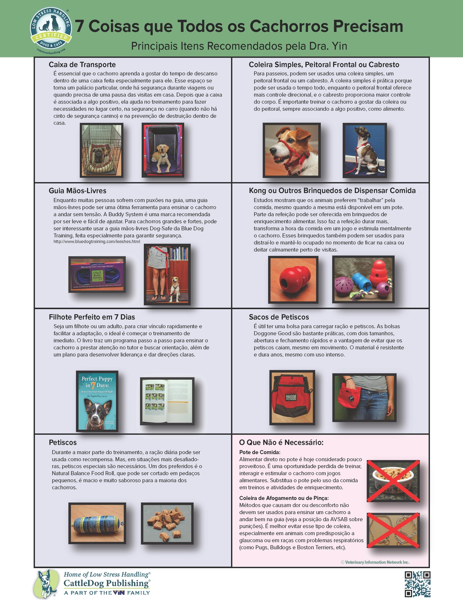 7 Things All Dogs Need Poster - Brazil-Portuguese 8.5x11in