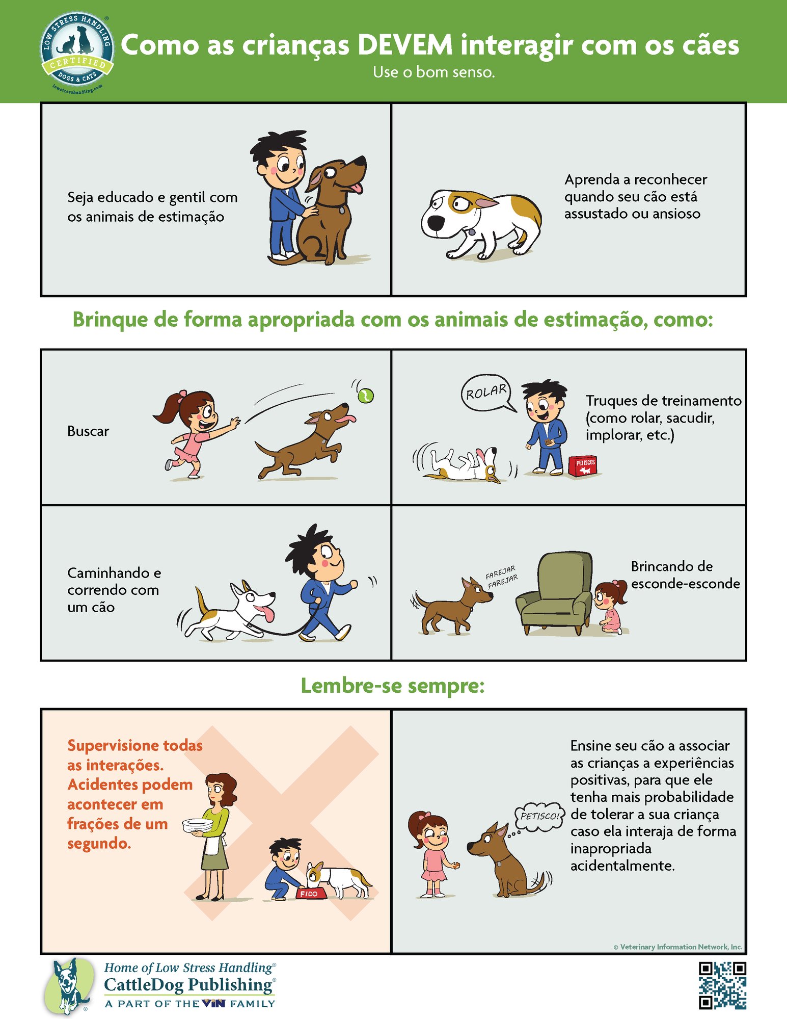 How Kids SHOULD Interact with Dogs - Portuguese 8.5x11