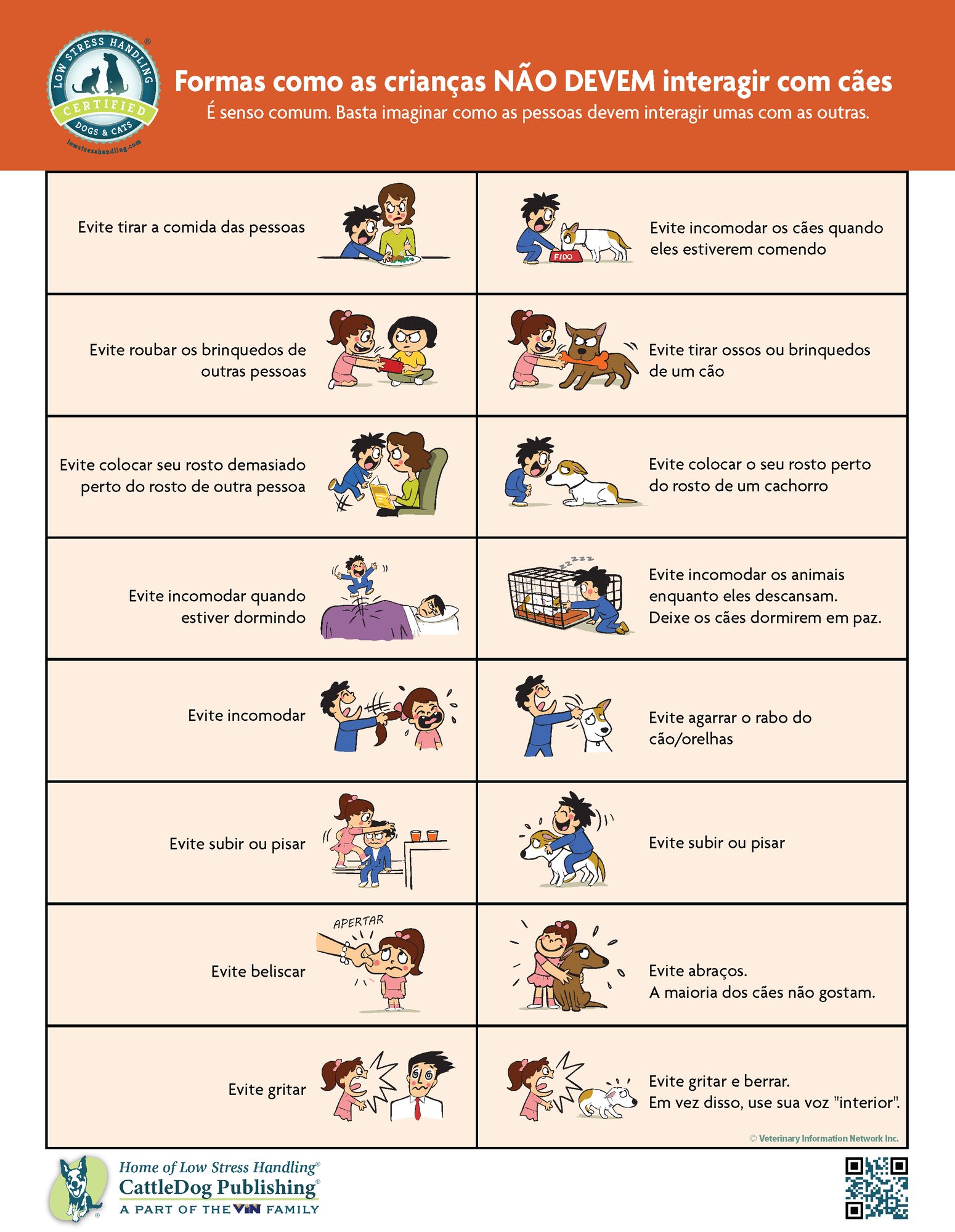 How Kids SHOULD NOT Interact - Portuguese  8.5x11