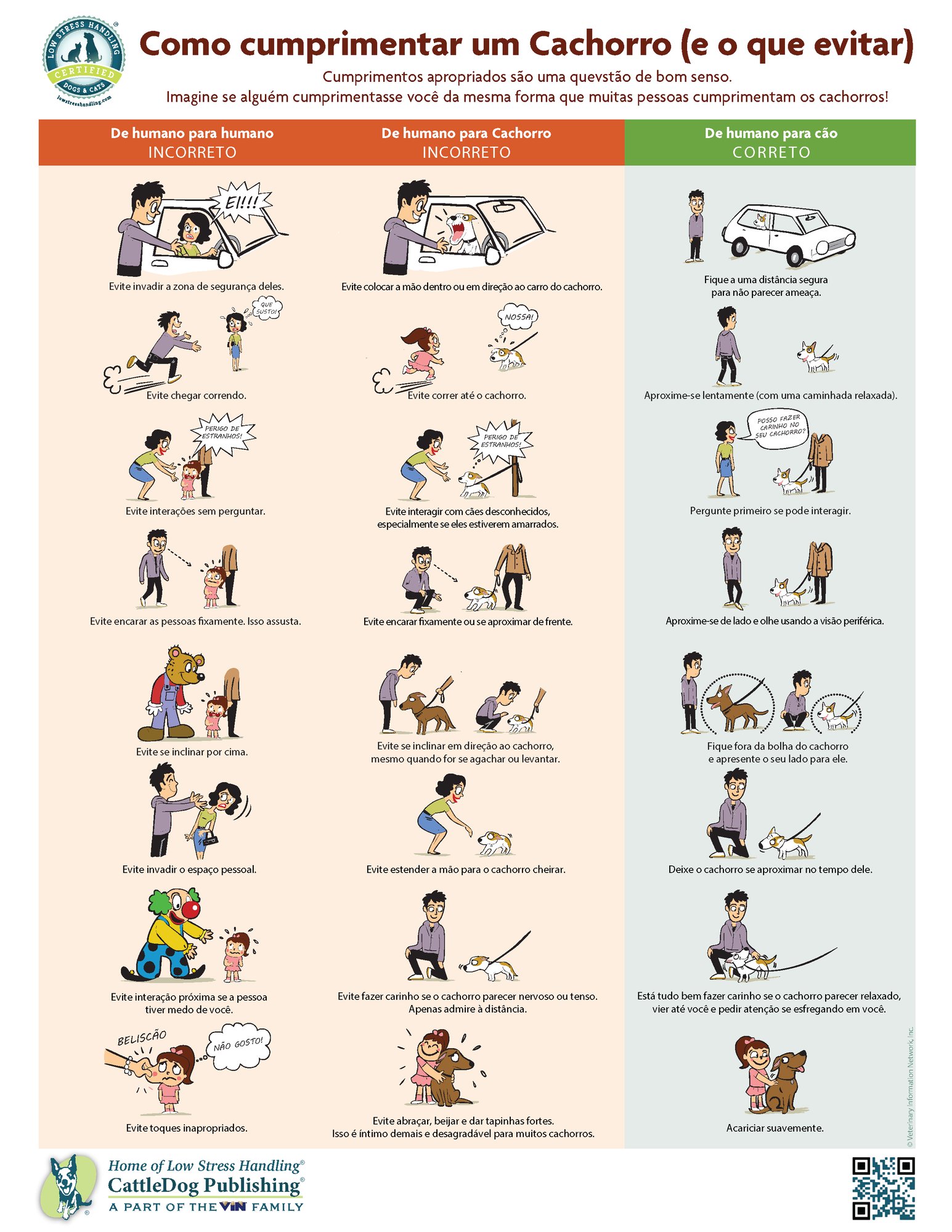 How To Greet A Dog - Brazil-Portuguese 8.5x11in